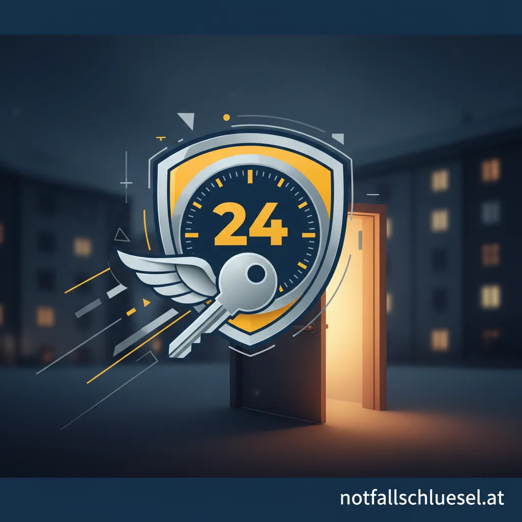 Ein Schlüsseldienst-Experte bei einer nächtlichen 24 h Türöffnung