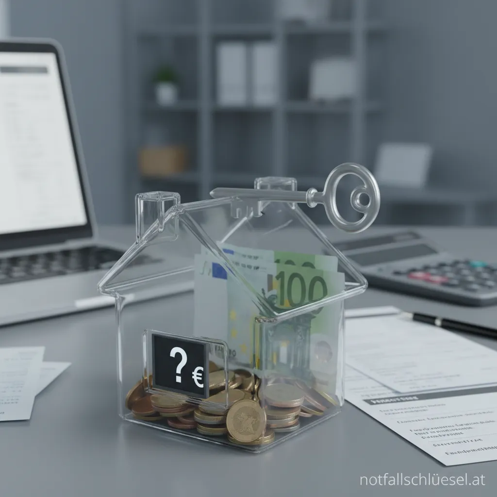 Ein Schlüsseldienst öffnet eine zugefallene Tür, um die Schließdienst Kosten zu veranschaulichen