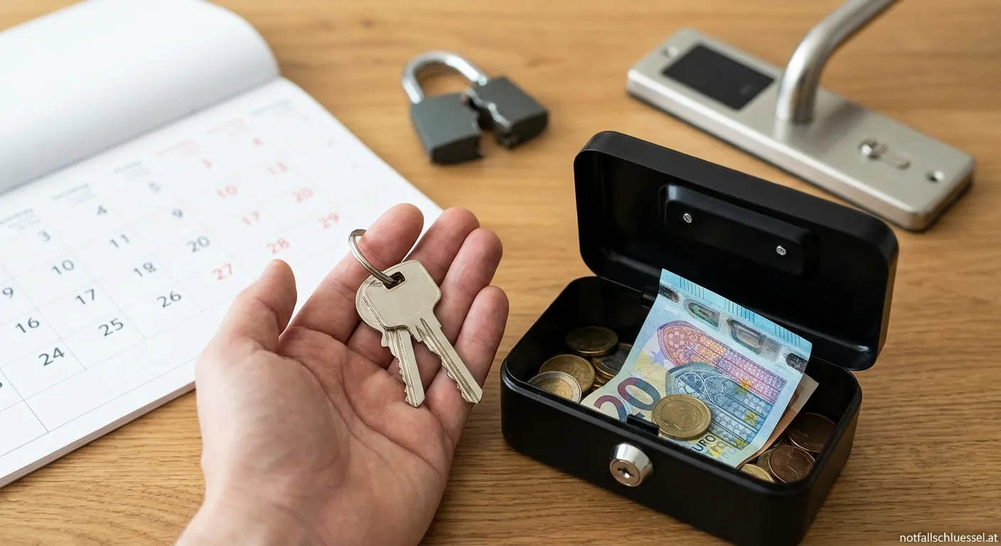 Schlüsseldienst Techniker bei der Arbeit am Wochenende