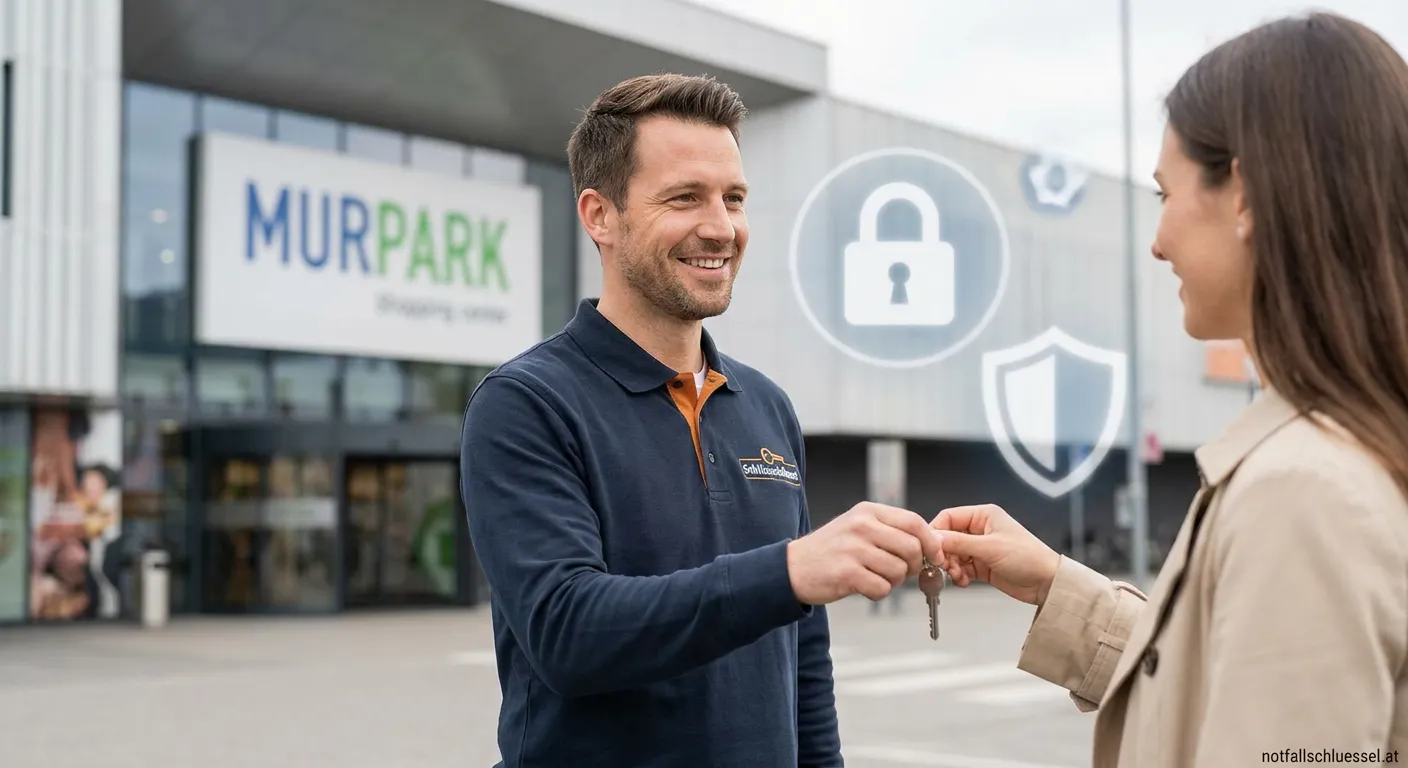 Schlüsseldienst Murpark Servicefahrzeug vor Ort