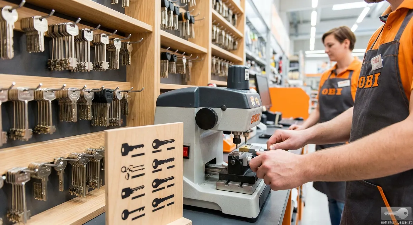 Schlüsseldienst OBI Servicepunkt für Schlüsselkopieren